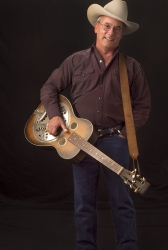 Jim Mintun with his Dobro